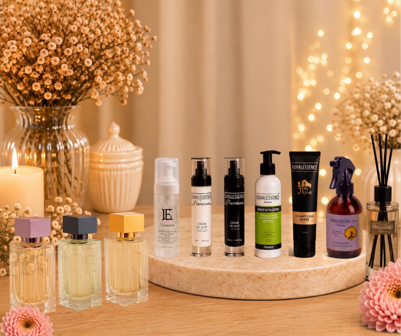 Gamme de parfums et soins EXHALESSENCE
